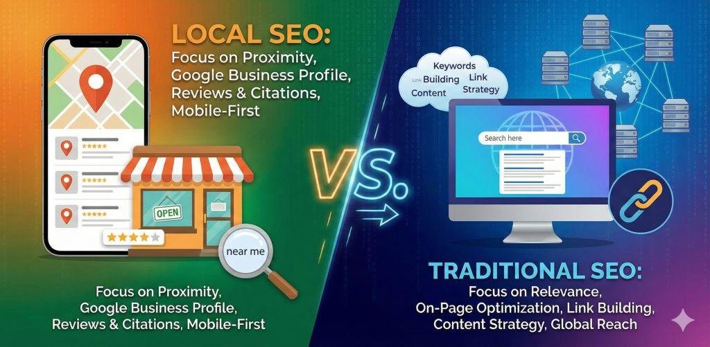Local SEO vs. Traditional SEO