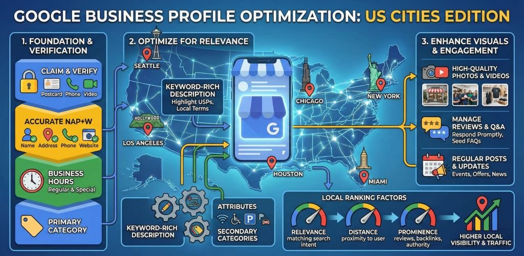 Google Business Profile Optimization for US Cities: The 2026 Guide